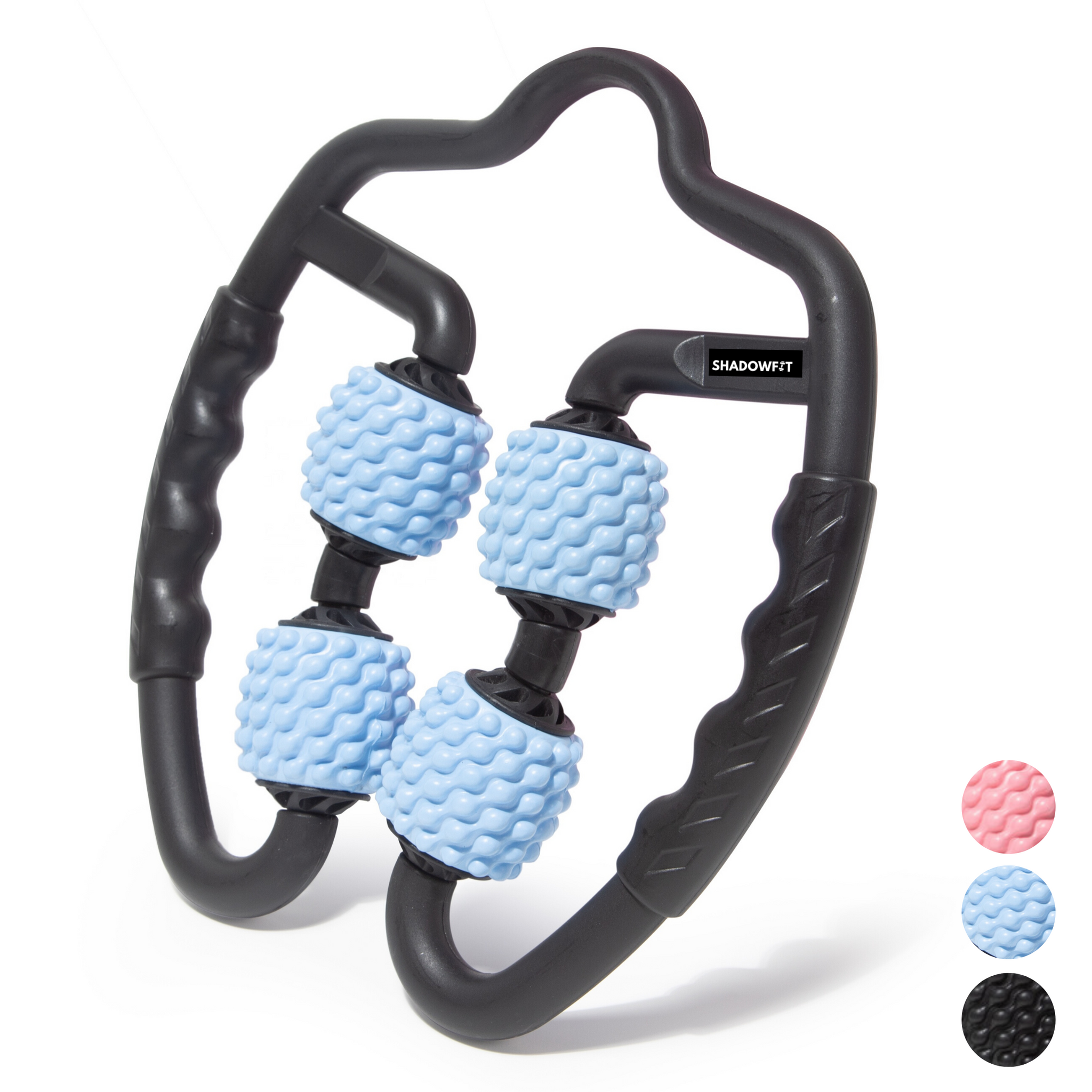 Lightweight ShadowFit Dual Angle Foam Roller Muscle Tension Relief